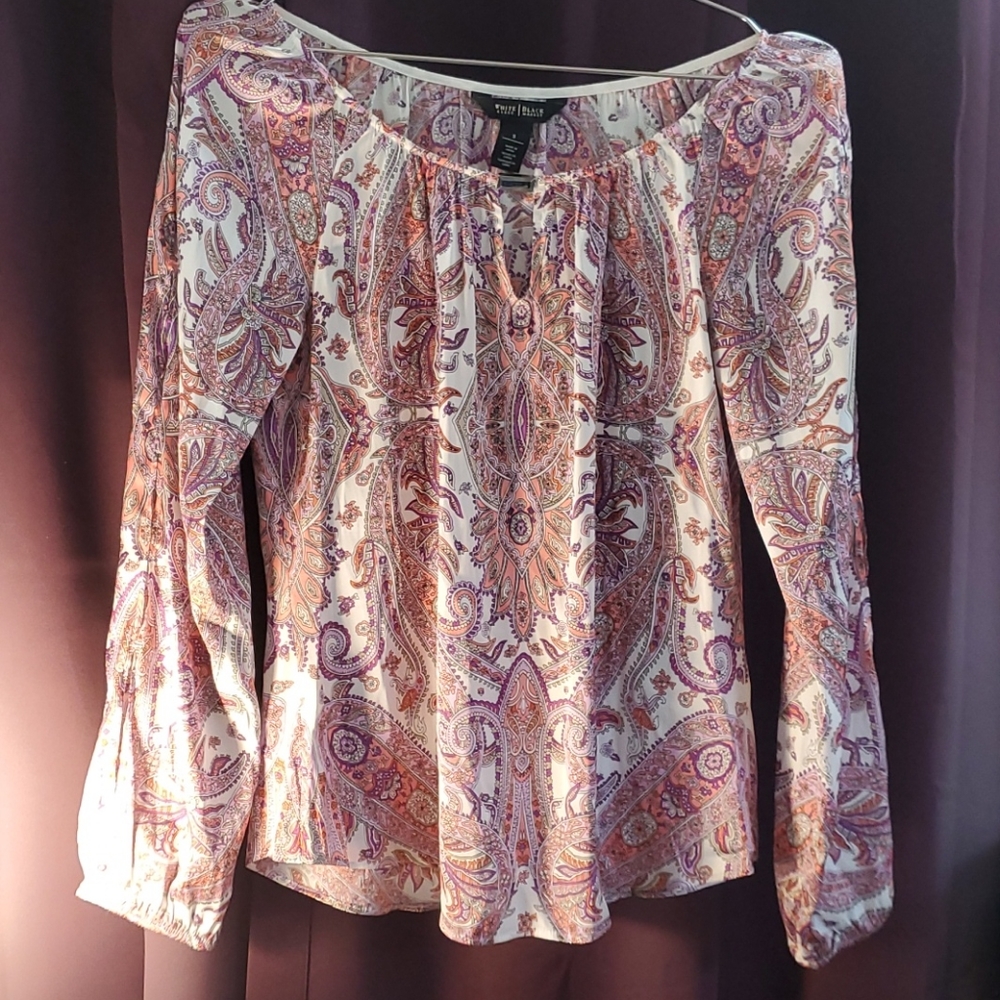 White House Black Market, Small, Paisley print